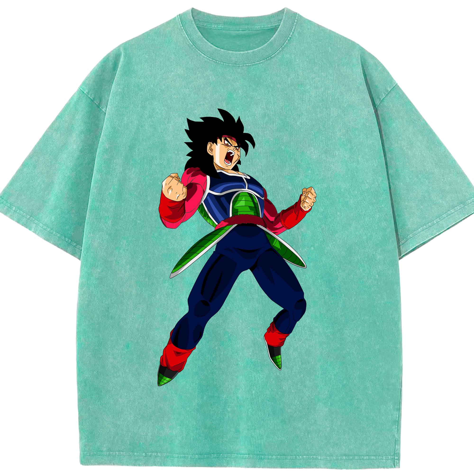 （画像用） ドラゴンボール バーダック DRAGON BALL Burdock 綿100% ヴィンテージ風 半袖Tシャツ（フロントプリント）